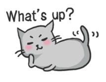 Russian blue cat!! sticker #5603285