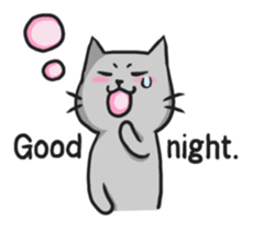 Russian blue cat!! sticker #5603289