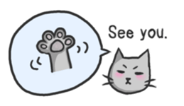 Russian blue cat!! sticker #5603292