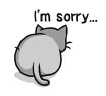 Russian blue cat!! sticker #5603303