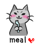 Russian blue cat!! sticker #5603316