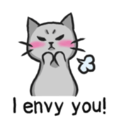 Russian blue cat!! sticker #5603323