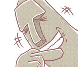 Moai of stiff will sticker #5603545