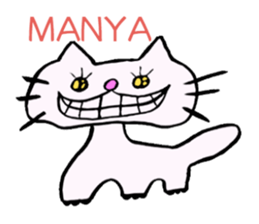 Specter cat MANYA (English version) sticker #5603884