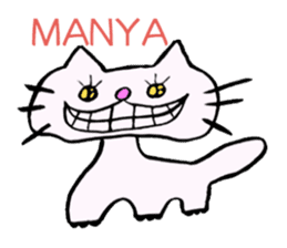 Specter cat MANYA (English version) sticker #5603884