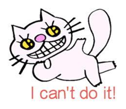 Specter cat MANYA (English version) sticker #5603887