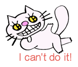 Specter cat MANYA (English version) sticker #5603887