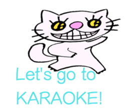 Specter cat MANYA (English version) sticker #5603888