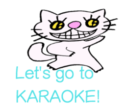 Specter cat MANYA (English version) sticker #5603888