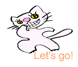 Specter cat MANYA (English version) sticker #5603889