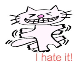 Specter cat MANYA (English version) sticker #5603890