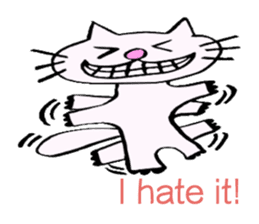 Specter cat MANYA (English version) sticker #5603890