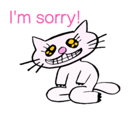 Specter cat MANYA (English version) sticker #5603893