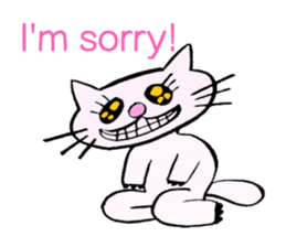 Specter cat MANYA (English version) sticker #5603893