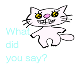 Specter cat MANYA (English version) sticker #5603895