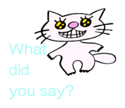 Specter cat MANYA (English version) sticker #5603895