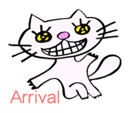 Specter cat MANYA (English version) sticker #5603897