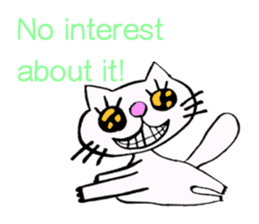 Specter cat MANYA (English version) sticker #5603898