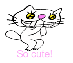 Specter cat MANYA (English version) sticker #5603899