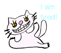 Specter cat MANYA (English version) sticker #5603900