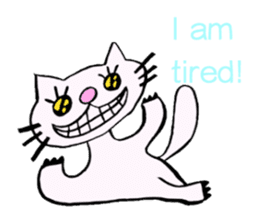 Specter cat MANYA (English version) sticker #5603900