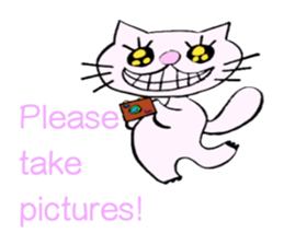 Specter cat MANYA (English version) sticker #5603901