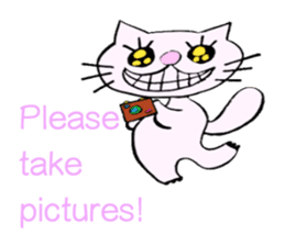 Specter cat MANYA (English version) sticker #5603901