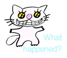 Specter cat MANYA (English version) sticker #5603902