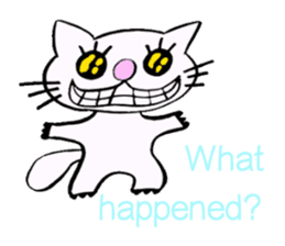 Specter cat MANYA (English version) sticker #5603902