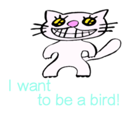 Specter cat MANYA (English version) sticker #5603903