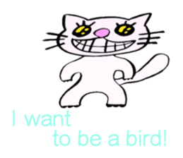 Specter cat MANYA (English version) sticker #5603903