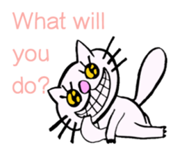 Specter cat MANYA (English version) sticker #5603905