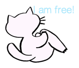 Specter cat MANYA (English version) sticker #5603907