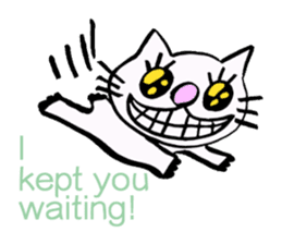Specter cat MANYA (English version) sticker #5603910