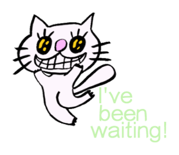 Specter cat MANYA (English version) sticker #5603911