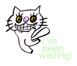 Specter cat MANYA (English version) sticker #5603911