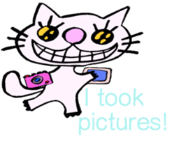 Specter cat MANYA (English version) sticker #5603912