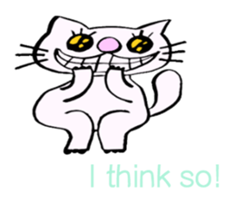 Specter cat MANYA (English version) sticker #5603913