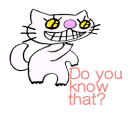 Specter cat MANYA (English version) sticker #5603914