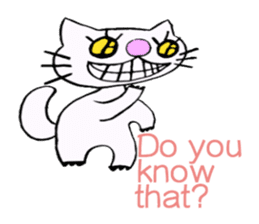 Specter cat MANYA (English version) sticker #5603914