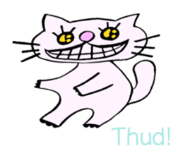 Specter cat MANYA (English version) sticker #5603917