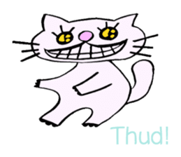 Specter cat MANYA (English version) sticker #5603917