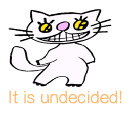 Specter cat MANYA (English version) sticker #5603921