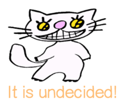 Specter cat MANYA (English version) sticker #5603921