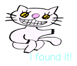 Specter cat MANYA (English version) sticker #5603922