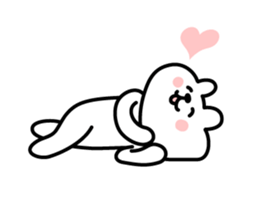 Bear lying down sticker #5604314