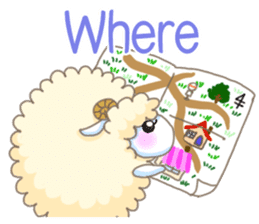 The Fluffy Sheep's Daily Talks - Engish sticker #5604485