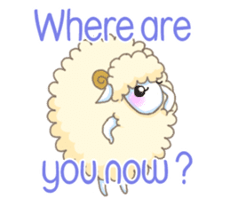 The Fluffy Sheep's Daily Talks - Engish sticker #5604487