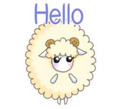 The Fluffy Sheep's Daily Talks - Engish sticker #5604489