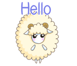 The Fluffy Sheep's Daily Talks - Engish sticker #5604489